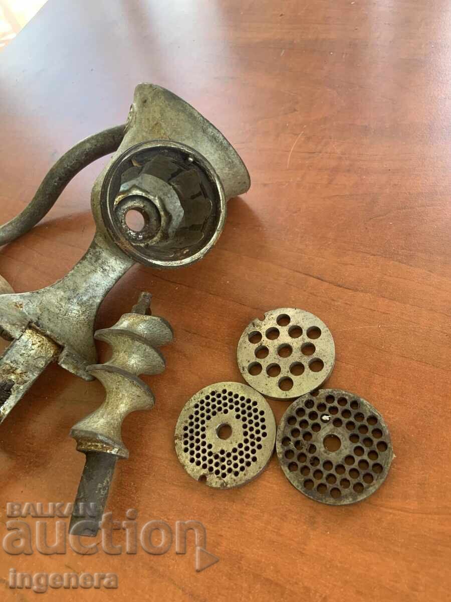 ЧАСТИ ЗА МЕСОМЕЛАЧКА № 5 РЕШЕТКА 3 БР. КОРПУС ВИНТ И ДР. с цена 12.00 лв. | € 6.14