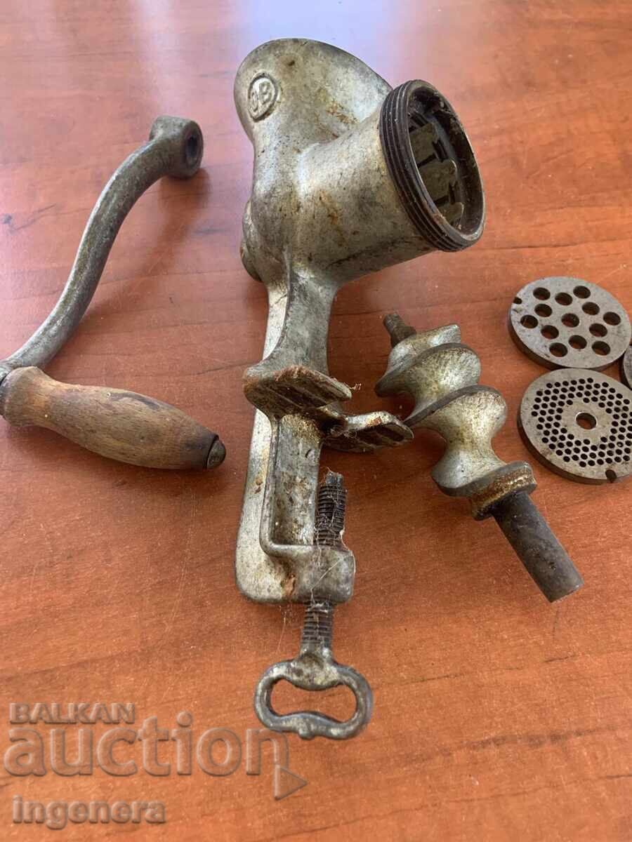 ЧАСТИ ЗА МЕСОМЕЛАЧКА № 5 РЕШЕТКА 3 БР. КОРПУС ВИНТ И ДР. - 5