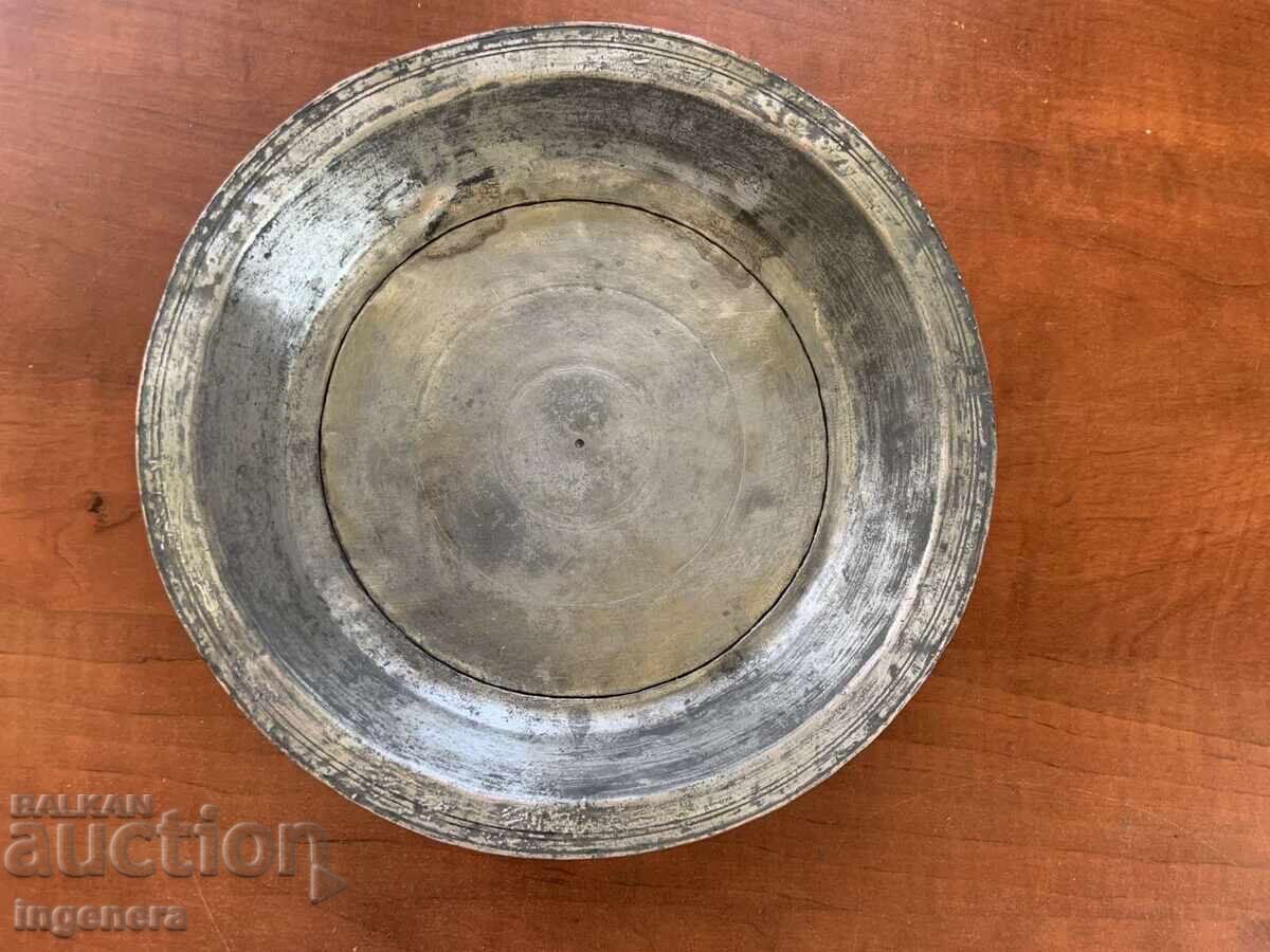 Аукцион КУПА ПАНИЦА БАКЪР МЕД ОТ ЦАРСКО ВРЕМЕ МАСИВНА-700 ГР.