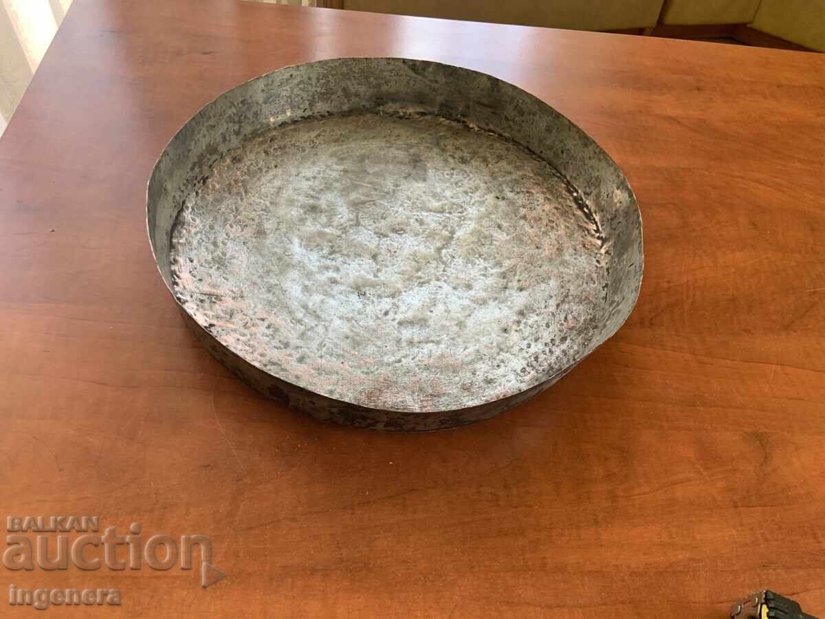 ΤΑΨΙ ΜΕΓΑΛΟ ΧΑΛΚΙΝΟ ΑΡΧΑΙΟ ΑΠΟ ΒΑΣΙΛΙΚΗ ΕΠΟΧΗ - 775 γρ