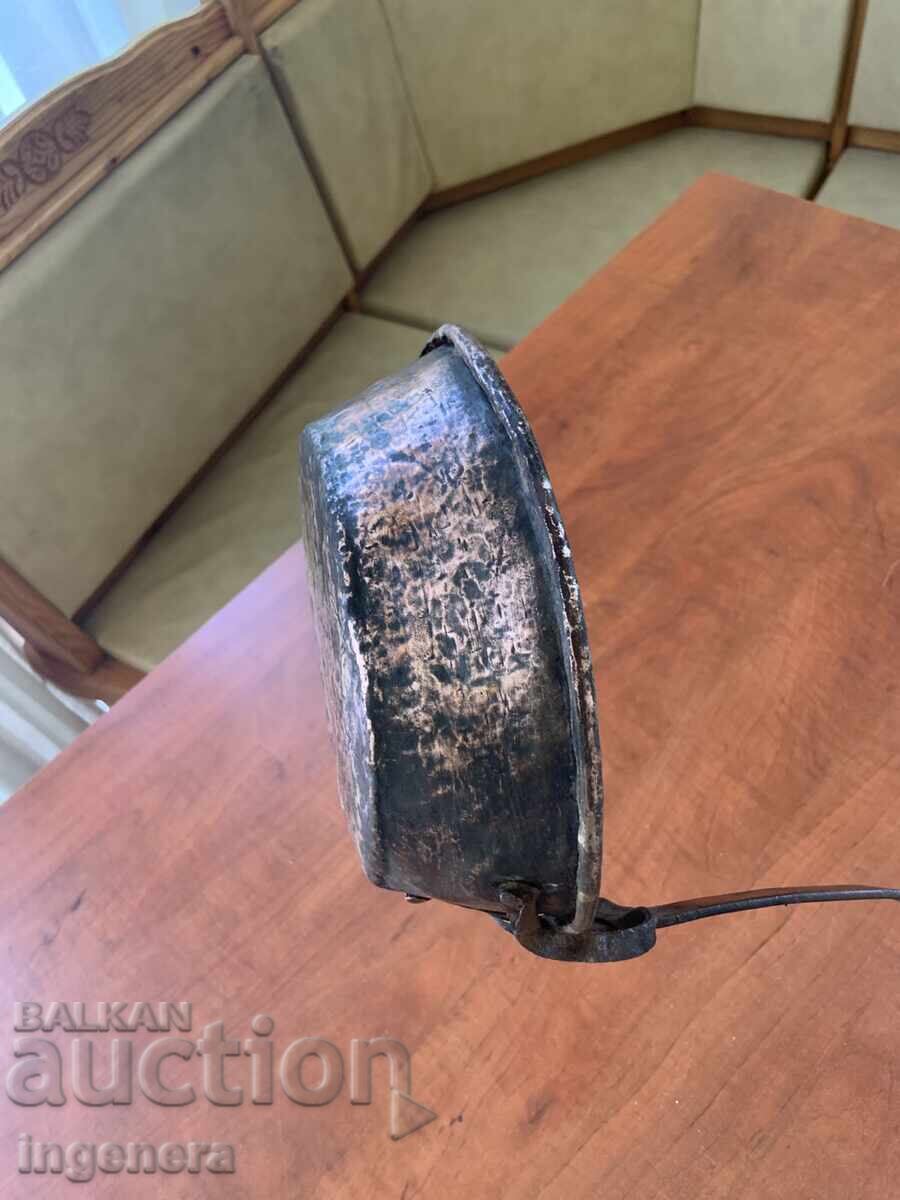 COPPER PAN OLD VESSEL FROM TSARIST TIMES - 700 GR - 6 COPPER PAN OLD VESSEL FROM TSARIST TIMES - 700 GR - 6