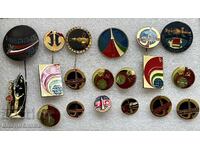 Μικρή συλλογή από κονκάρδες Ίντερκοσμος