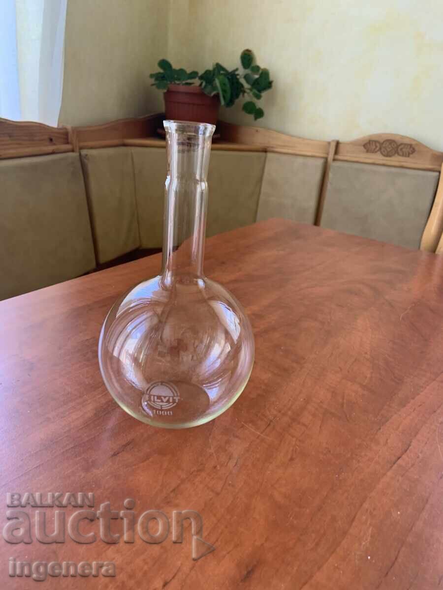 ΓΥΑΛΙΝΟ ΕΡΓΑΣΤΗΡΙΑΚΟ ΣΚΕΥΟΣ ΓΥΑΛΙΝΗ ΦΙΑΛΗ ΔΟΧΕΙΟ ΜΠΑΛΟΝΙ ΕΡΓΑΣΤΗΡΙΟ - 1000 ML