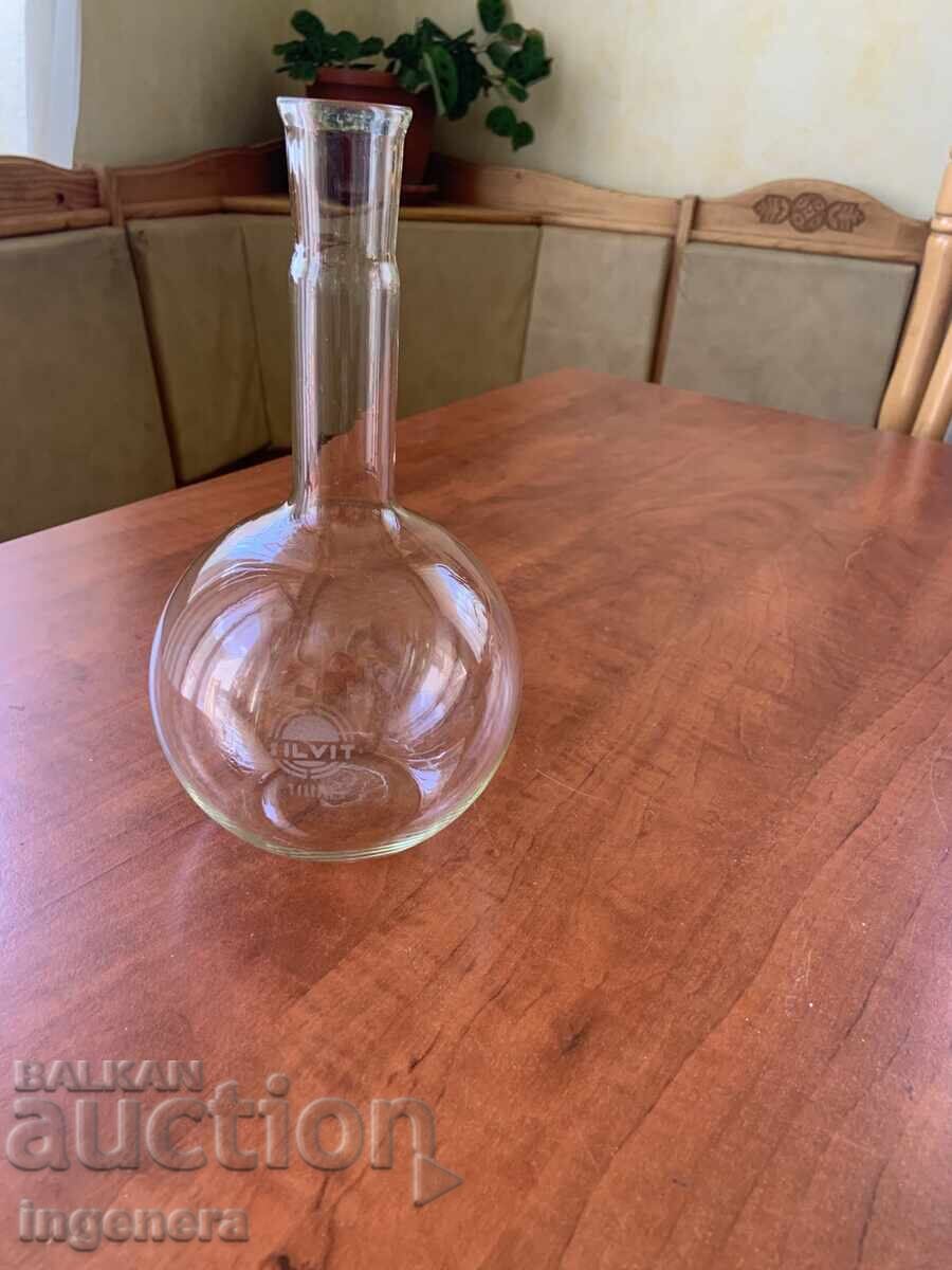 GLASSWARE GLASS FLASK VESSEL BALLOON LABORATORY - 1000 ML