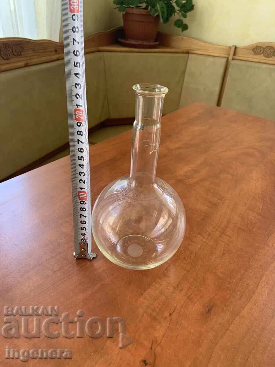 GLASSWARE GLASS FLASK VESSEL BALLOON LABORATORY - 1000 ML with price 27.00 BGN | € 13.80