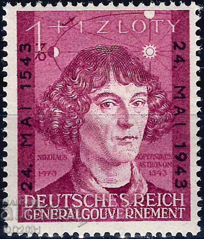 Germania Reich/Reprezentanță Generală/1944 - Copernic MNH