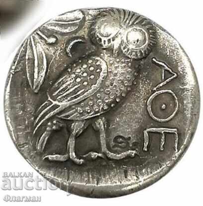 Τετράδραχμο - Θεά Αθηνά Παλλάδα - ΑΝΤΙΓΡΑΦΟ με τιμή 20.00 BGN | € 10.23