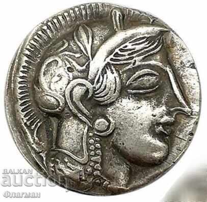 Tetradrahmă - Zeița Atena Palada - REPLICĂ