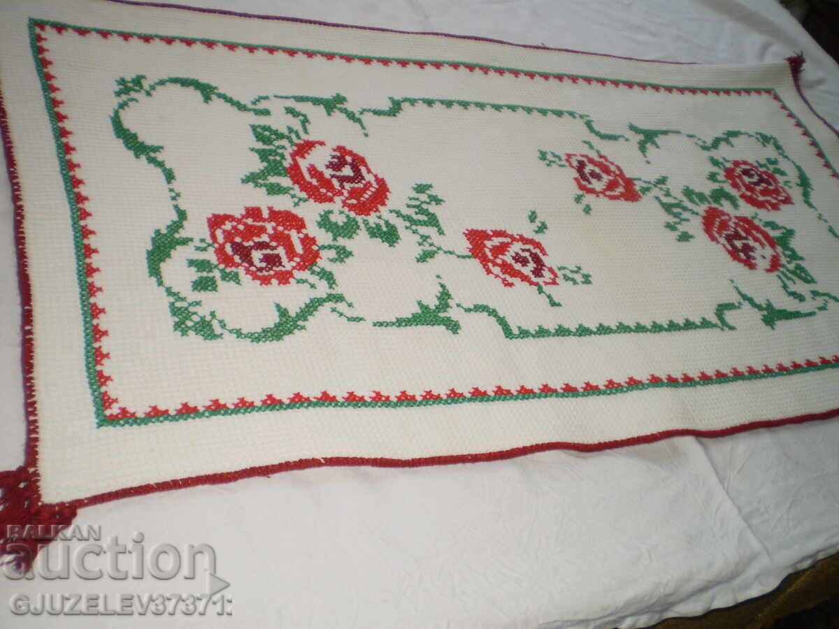 Χειροποίητη, χειροκέντητη, μακρόστενη κουβέρτα από τον 19ο αιώνα - 6 Χειροποίητη, χειροκέντητη, μακρόστενη κουβέρτα από τον 19ο αιώνα - 6