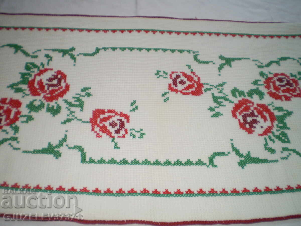 Χειροποίητη, χειροκέντητη, μακρόστενη κουβέρτα από τον 19ο αιώνα - 7 Χειροποίητη, χειροκέντητη, μακρόστενη κουβέρτα από τον 19ο αιώνα - 7