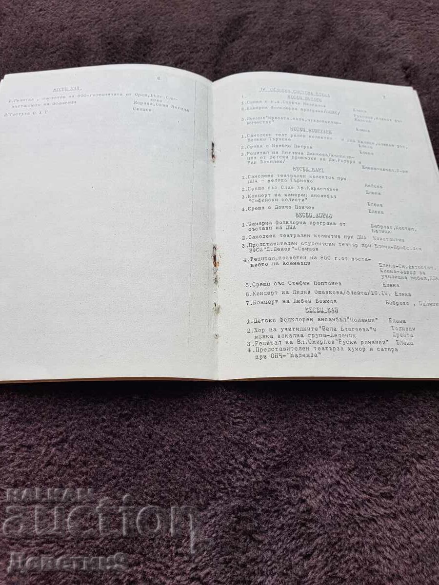 Regional Council for Culture - V. Tarnovo 1985 - 5