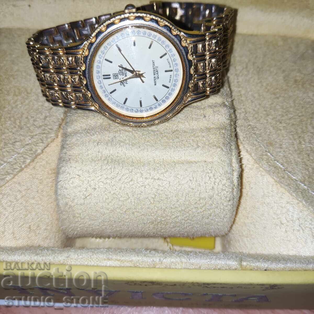 Auction HOR DIES GOLD 22K PLATED 3atm. Swiss Quartz Auction HOR DIES GOLD 22K PLATED 3atm. Swiss Quartz