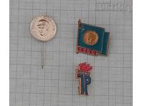 ГДР ГЕРМАНИЯ ПИОНЕРИ ЗНАЧКА ЛОТ 3 БРОЯ