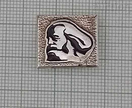 KARL MARX COMMUNISM BADGE with price 2.00 BGN | € 1.02