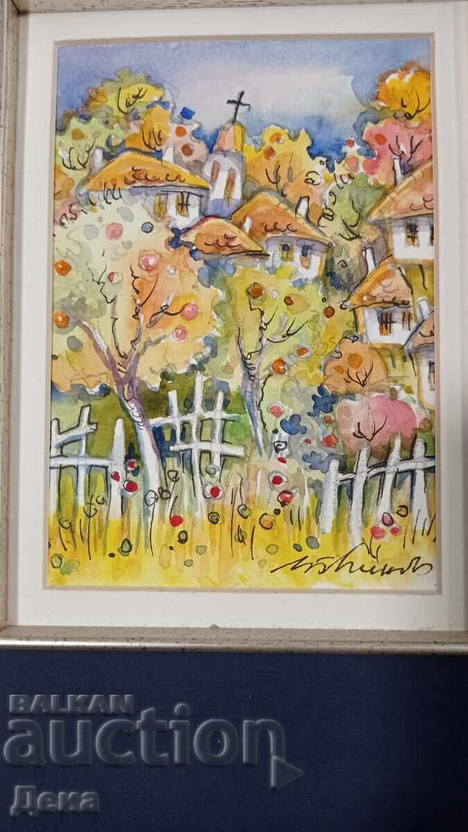 Beautiful, masterfully done watercolor! with price € 40.90 | 79.99 BGN Beautiful, masterfully done watercolor! with price € 40.90 | 79.99 BGN