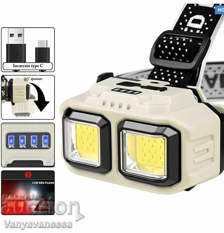 Professional LED Headlamp EDAR HX816S | USB-C with price 25.99 BGN | € 13.29 Professional LED Headlamp EDAR HX816S | USB-C with price 25.99 BGN | € 13.29