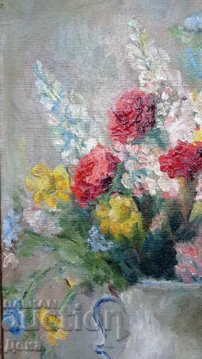 Penka Popova painting from the 50s with price 290.00 BGN | € 148.27 Penka Popova painting from the 50s with price 290.00 BGN | € 148.27