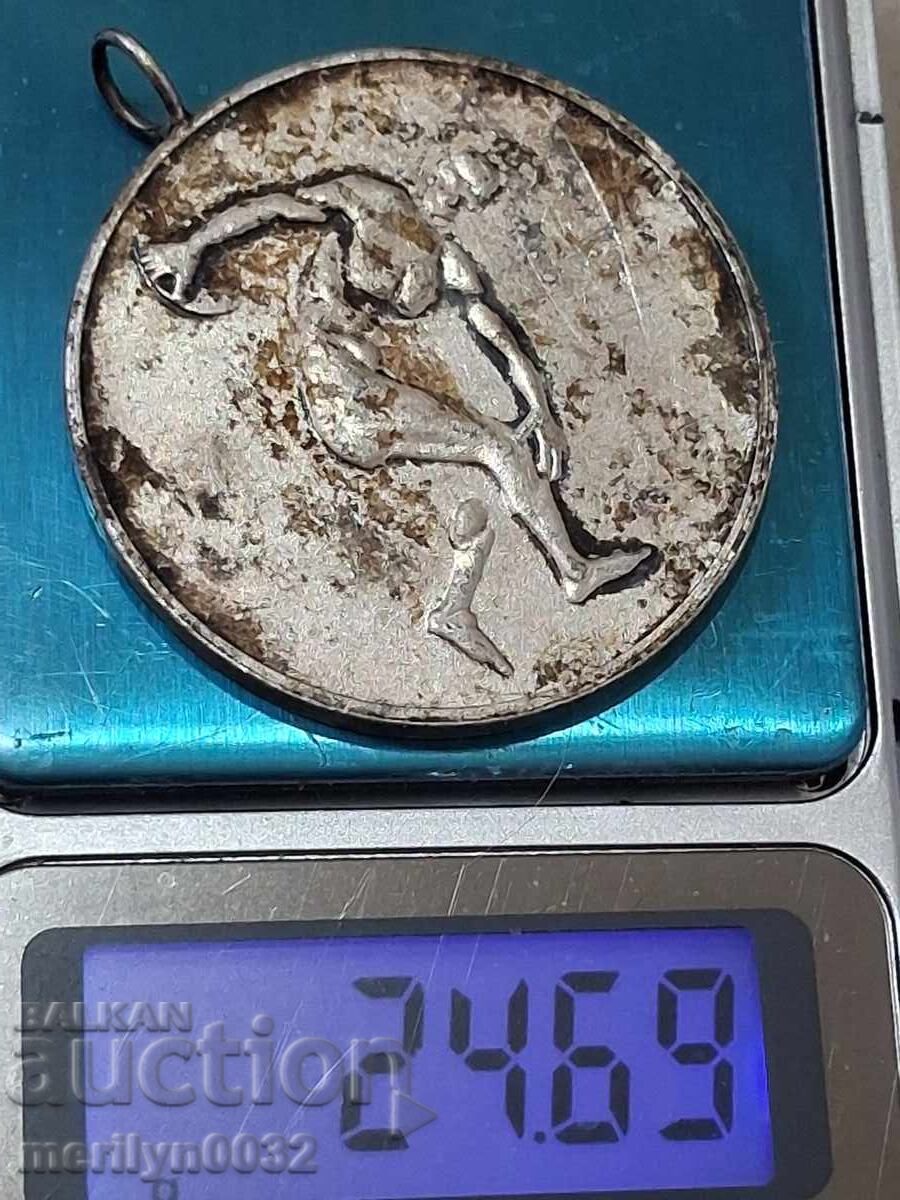 Παράδοση Χάλκινη πλακέτα, μετάλλιο, σήμα - ΛΔΒ