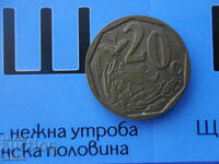 20 цента 2008 г. Южна Африка