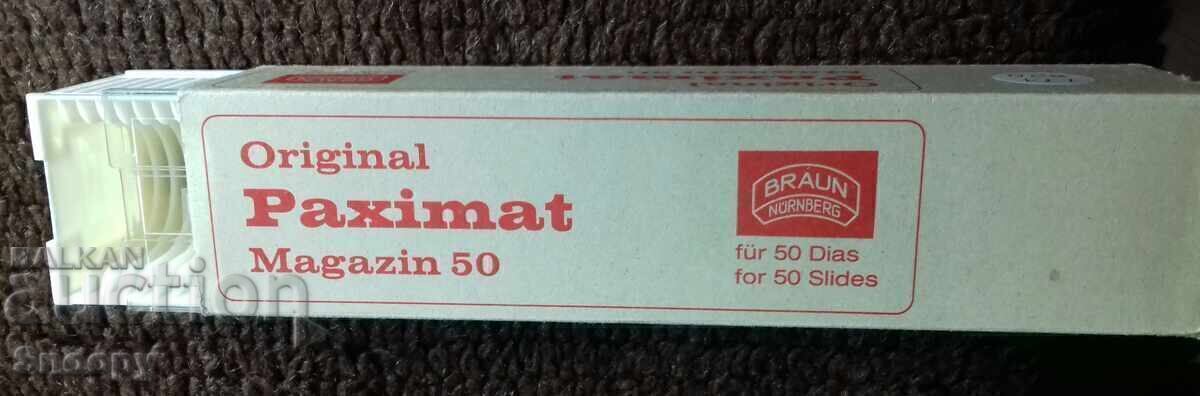 Caseta pentru 50 buc. rame pentru diapozitive Braun Paximat 5x5 cm - 5