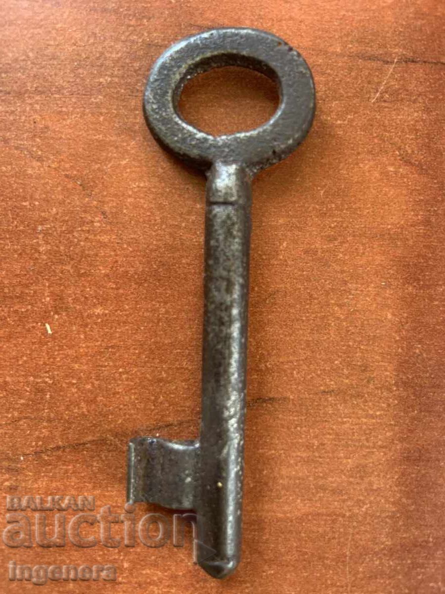 ANTIQUE KEY FROM GRANDMOTHER AND GRANDFATHER'S CHESTS CUT PADLOCK with price 7.00 BGN | € 3.58