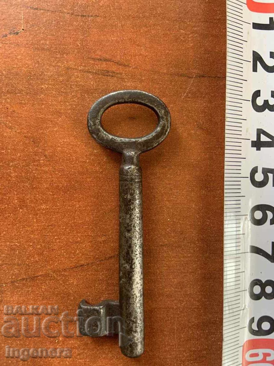 ANTIQUE KEY FROM GRANDMOTHER AND GRANDFATHER'S CHESTS CUT PADLOCK with price 7.00 BGN | € 3.58