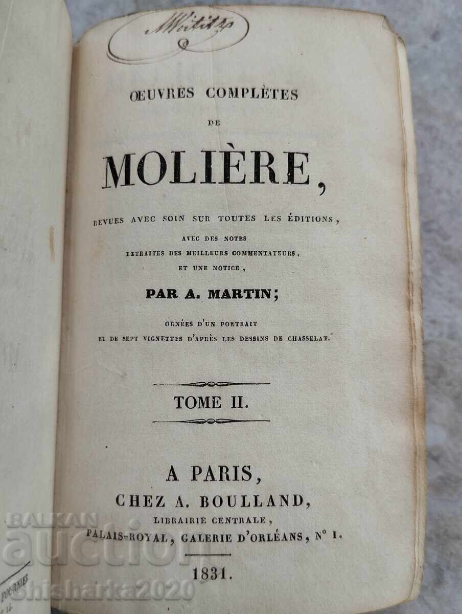 1831 - Complete Works of Moliere Volume II