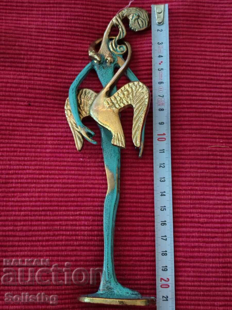 Δημοπρασία Αγαλματίδιο Λήδα με κύκνο, Ελληνίδα βασίλισσα της αρχαίας ελληνικής πόλης