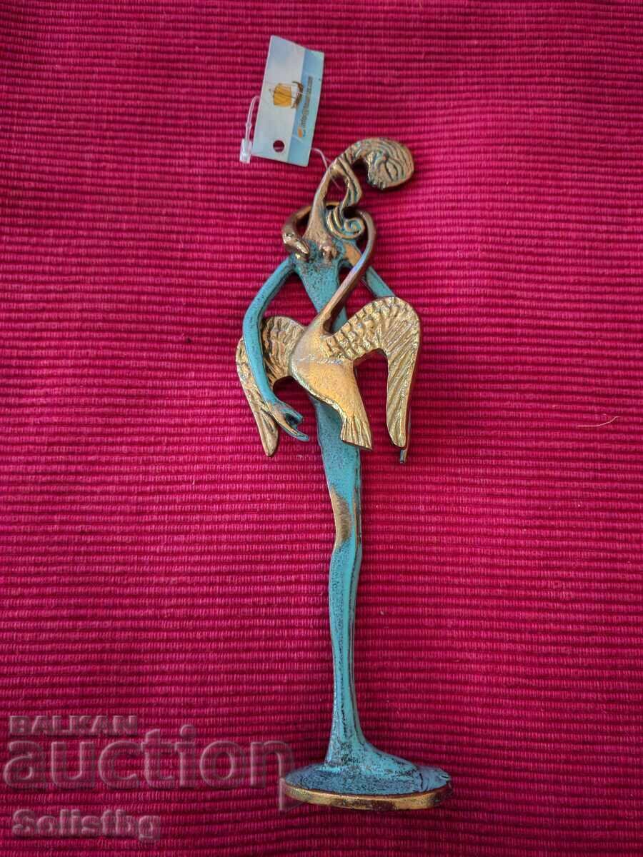 Αγαλματίδιο Λήδα με κύκνο, Ελληνίδα βασίλισσα της αρχαίας ελληνικής πόλης