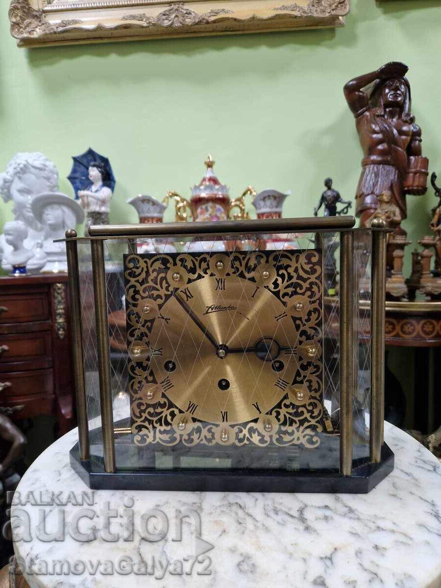Σπάνιο αντίκα ρολόι τζακιού Westminster Atlanta με τιμή 488.00 BGN | € 249.51