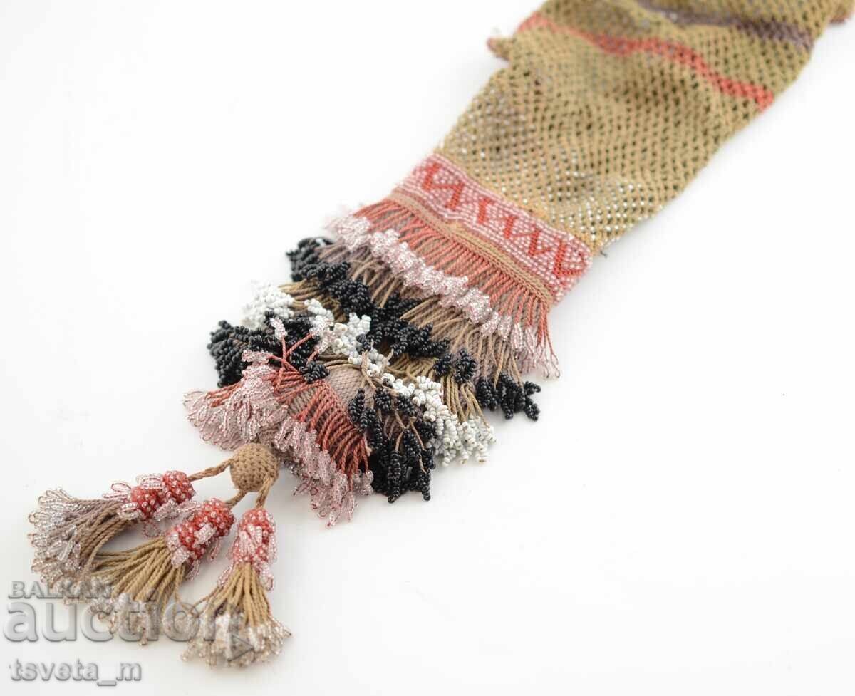 Παράδοση Θήκη για χρήματα 19ος αιώνας γυάλινες χάντρες