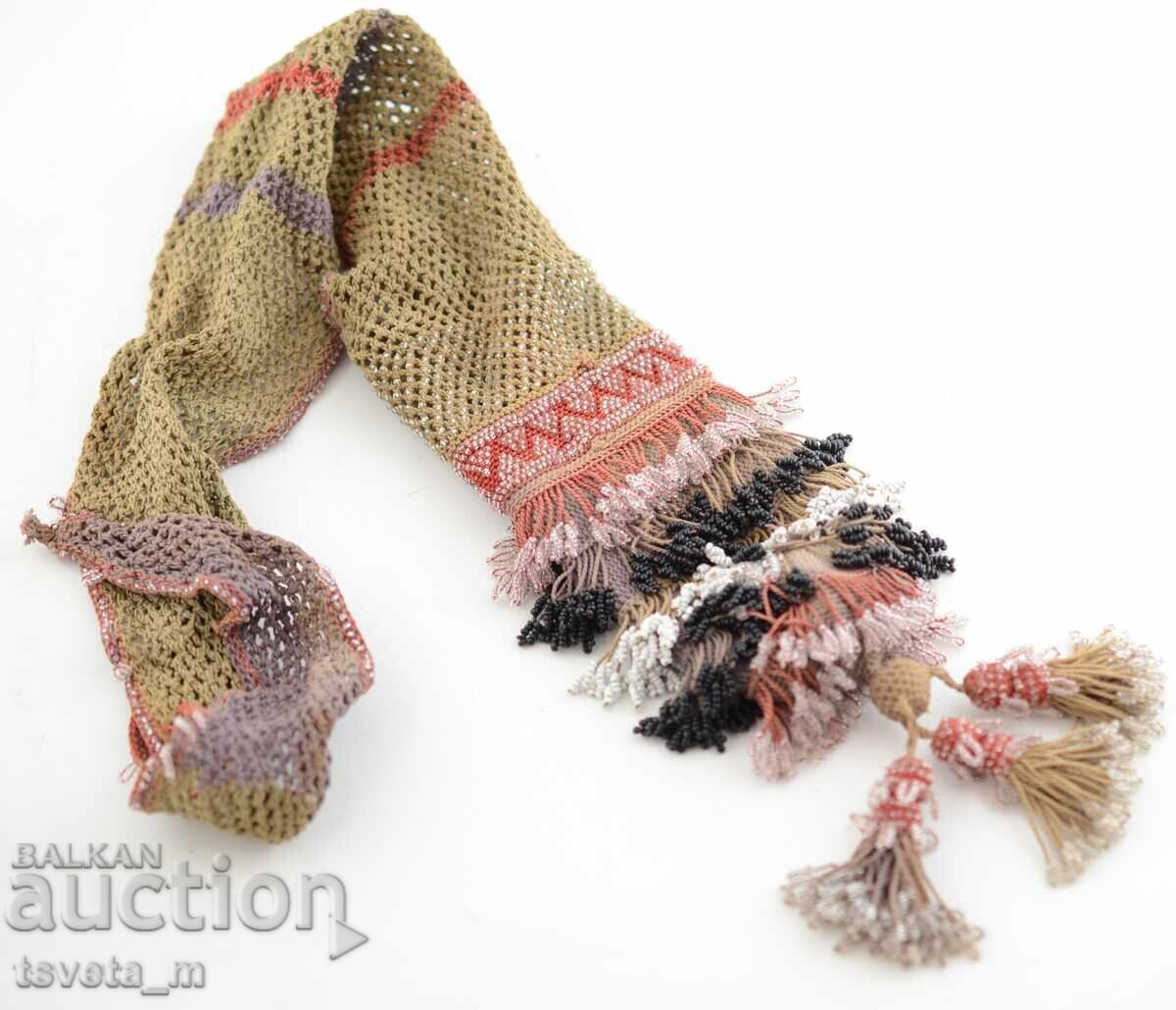 Θήκη για χρήματα 19ος αιώνας γυάλινες χάντρες - 6