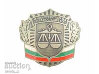 Semn metalic al Ministerului Justiției