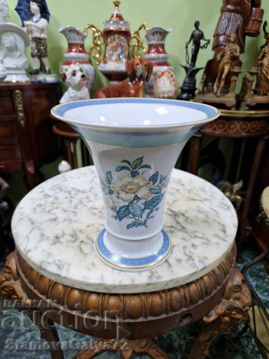 Antique Designer German Porcelain Vase KAISER
