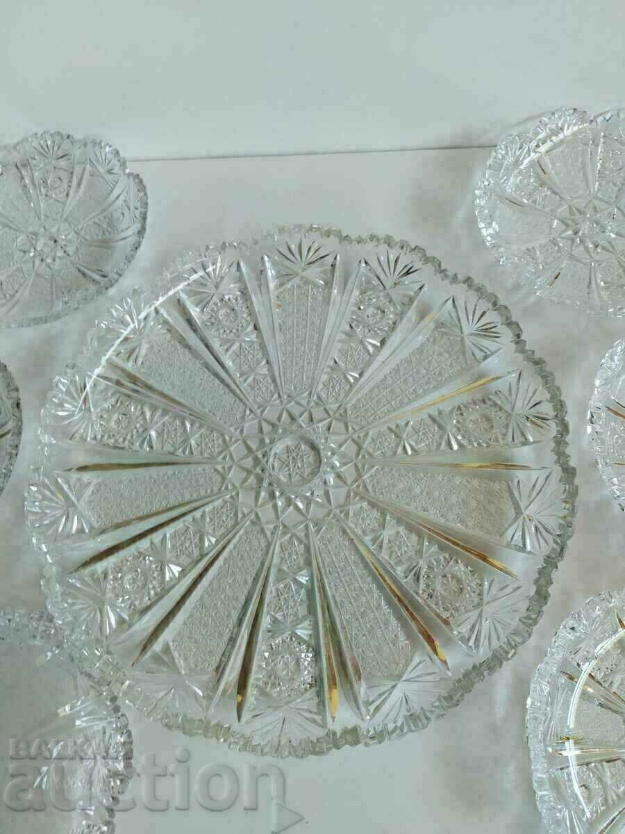 .SOC SOLID CRYSTAL CAKE SERVER - NOT GLASS with price 70.00 BGN | € 35.79