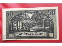 Banknote-Germany-Saxony-Shirke-50 pfennig 1921
