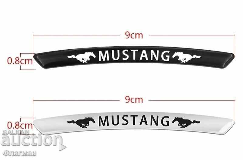 Auction  Aluminum emblems for Mustang wheels