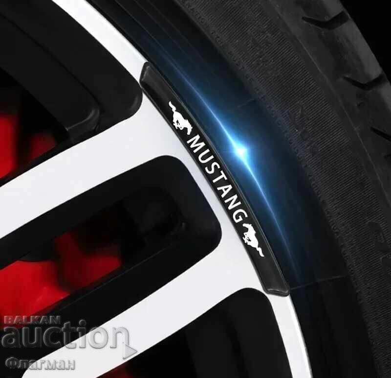 Delivery of Aluminum emblems for Mustang wheels