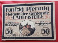 Τραπεζογραμμάτιο-Γερμανία-Βαυαρία-Λάουενσταϊν-50 πφένιγκ 1921
