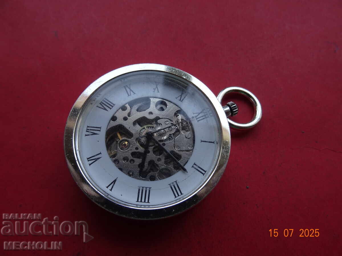 Delivery of Collectible Skeleton Pocket Watch 1