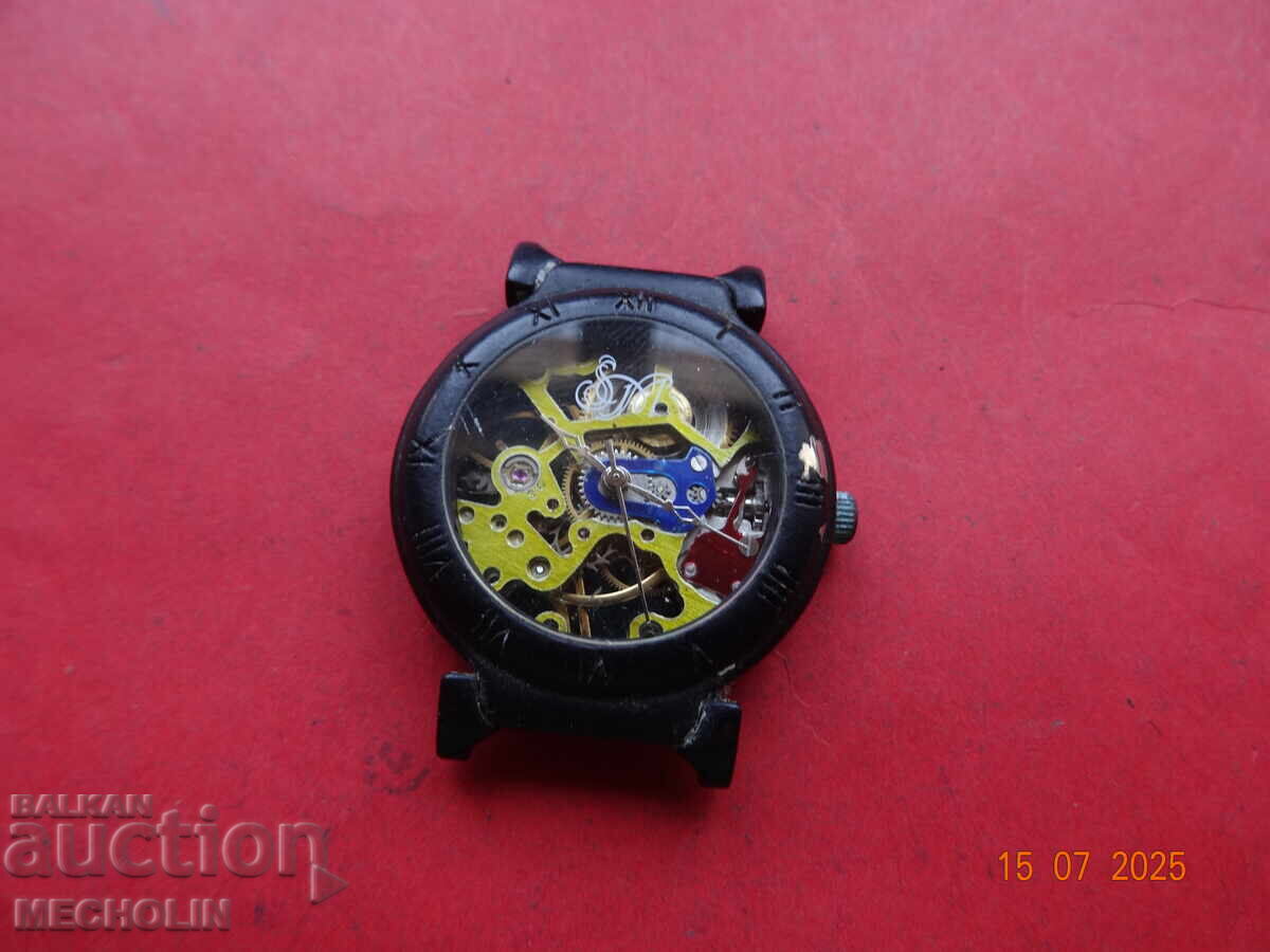 Συλλεκτικό ρολόι σκελετός 1