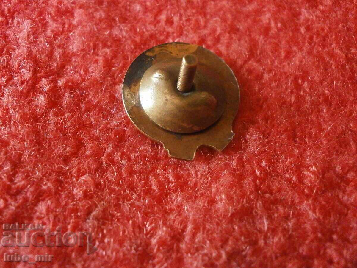 СТАРА ЗНАЧКА НА ВИНТ - СОЦ - ЕМАЙЛ с цена 10.00 лв. | € 5.11 СТАРА ЗНАЧКА НА ВИНТ - СОЦ - ЕМАЙЛ с цена 10.00 лв. | € 5.11