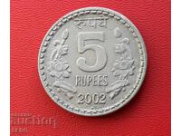 India-5 rupees 2002