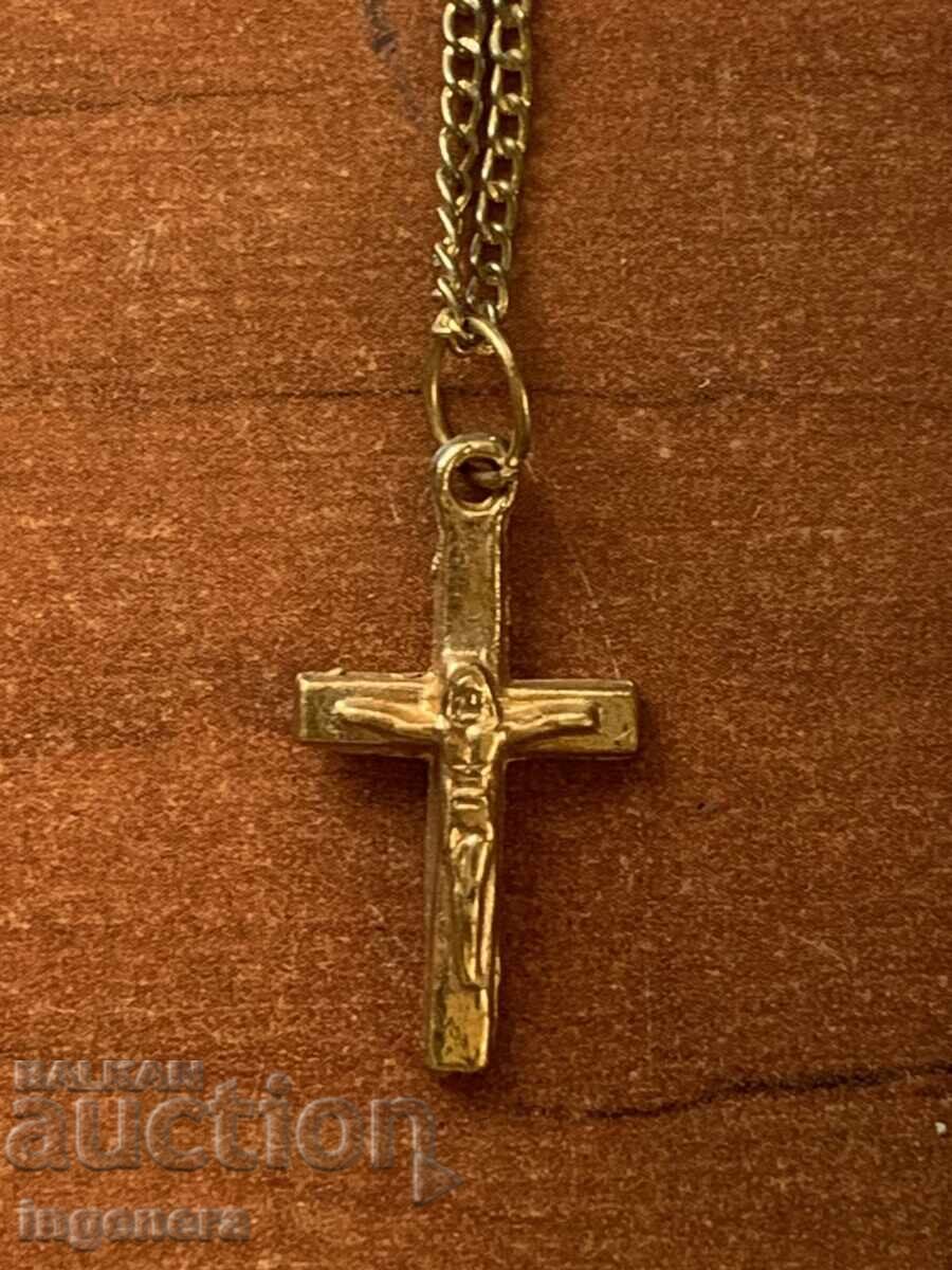 МЕДАЛЬОН СИНДЖИР КРЪСТ ЛАНЕЦ с цена 5.00 лв. | € 2.56