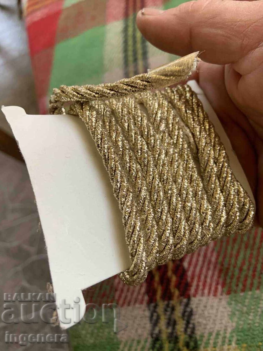 Licitație CABLU AUR F 7 MM. LUNGIME - 1.5 METRI NOU Licitație CABLU AUR F 7 MM. LUNGIME - 1.5 METRI NOU