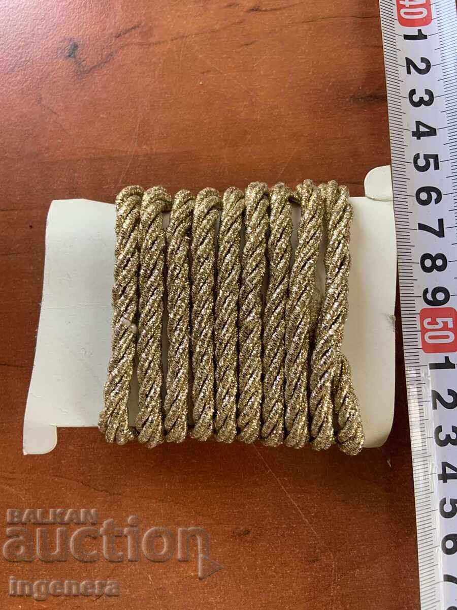 CABLU AUR F 7 MM. LUNGIME - 1.5 METRI NOU CABLU AUR F 7 MM. LUNGIME - 1.5 METRI NOU