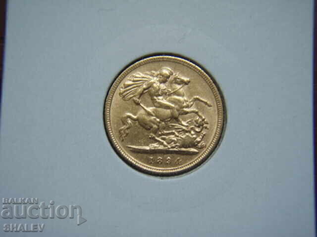 Auction  1/2 Sovereign 1894 Great Britain - XF/AU (gold)