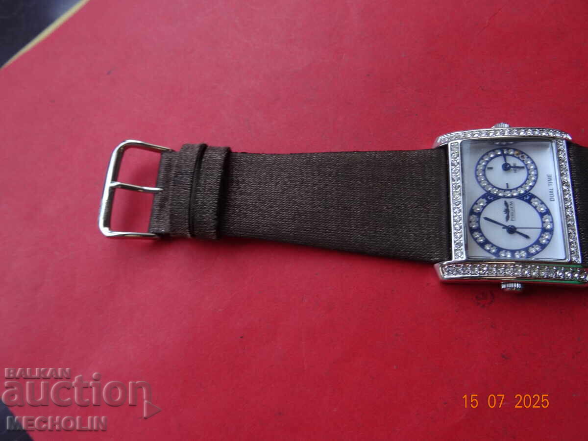 Auction  Japanese watch with two time zones 1