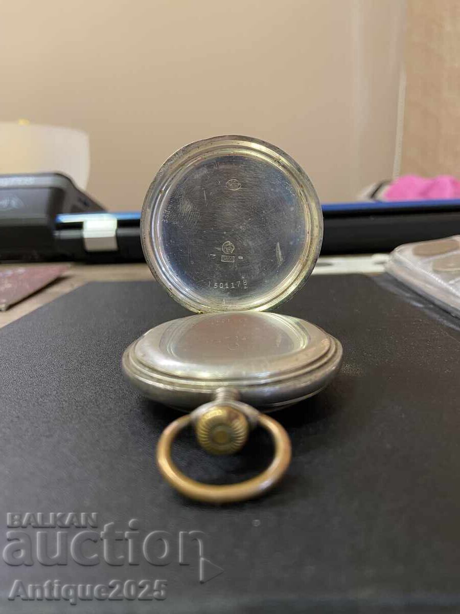 Аукцион Антикварен джобен часовник с Железен кръст и герба на Прусия