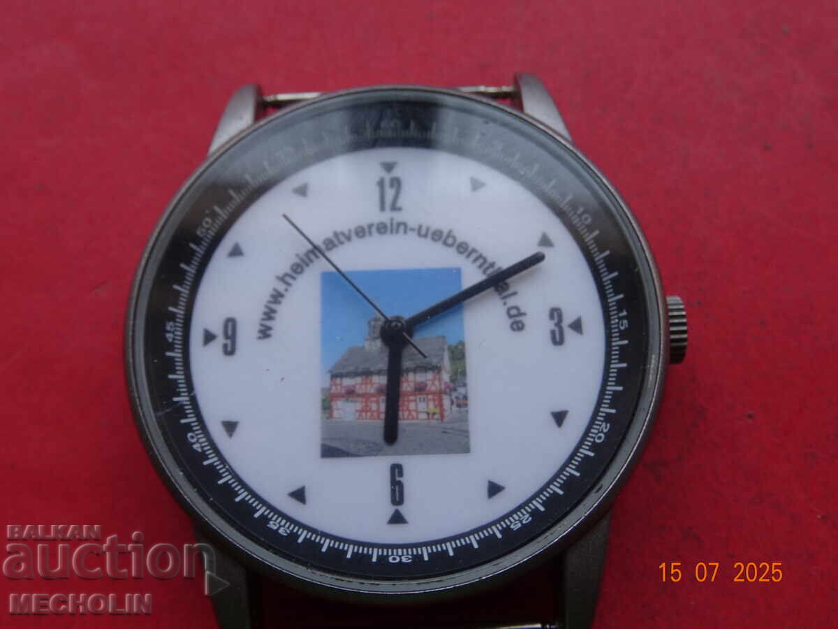 Συλλεκτικό Γερμανικό Ρολόι Διαφήμισης με τιμή 15.00 BGN | € 7.67 Συλλεκτικό Γερμανικό Ρολόι Διαφήμισης με τιμή 15.00 BGN | € 7.67